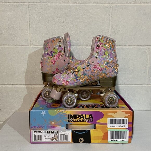 CYNTHIA ROWLEY X IMPALA FLORAL ROLLER SKATES SIZE 9 ***Limited Edition*** - Picture 1 of 11